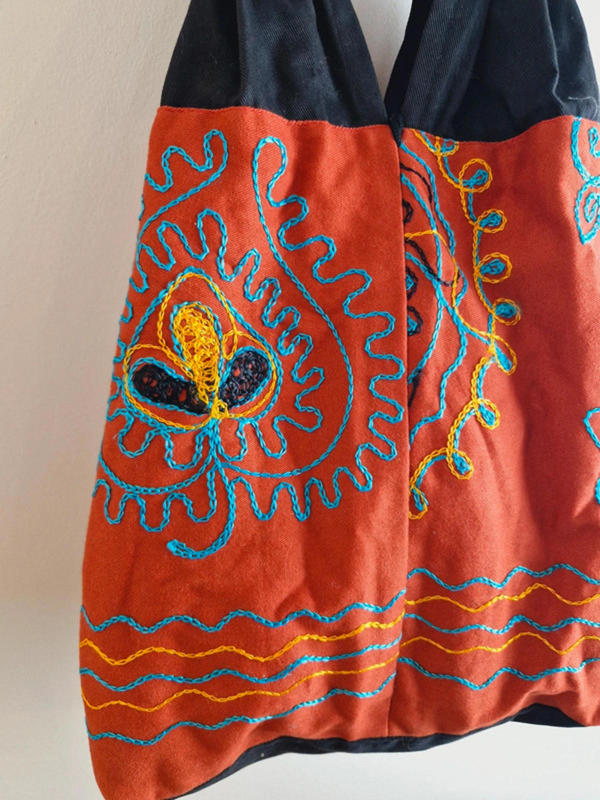 Embroidered Boho Bag