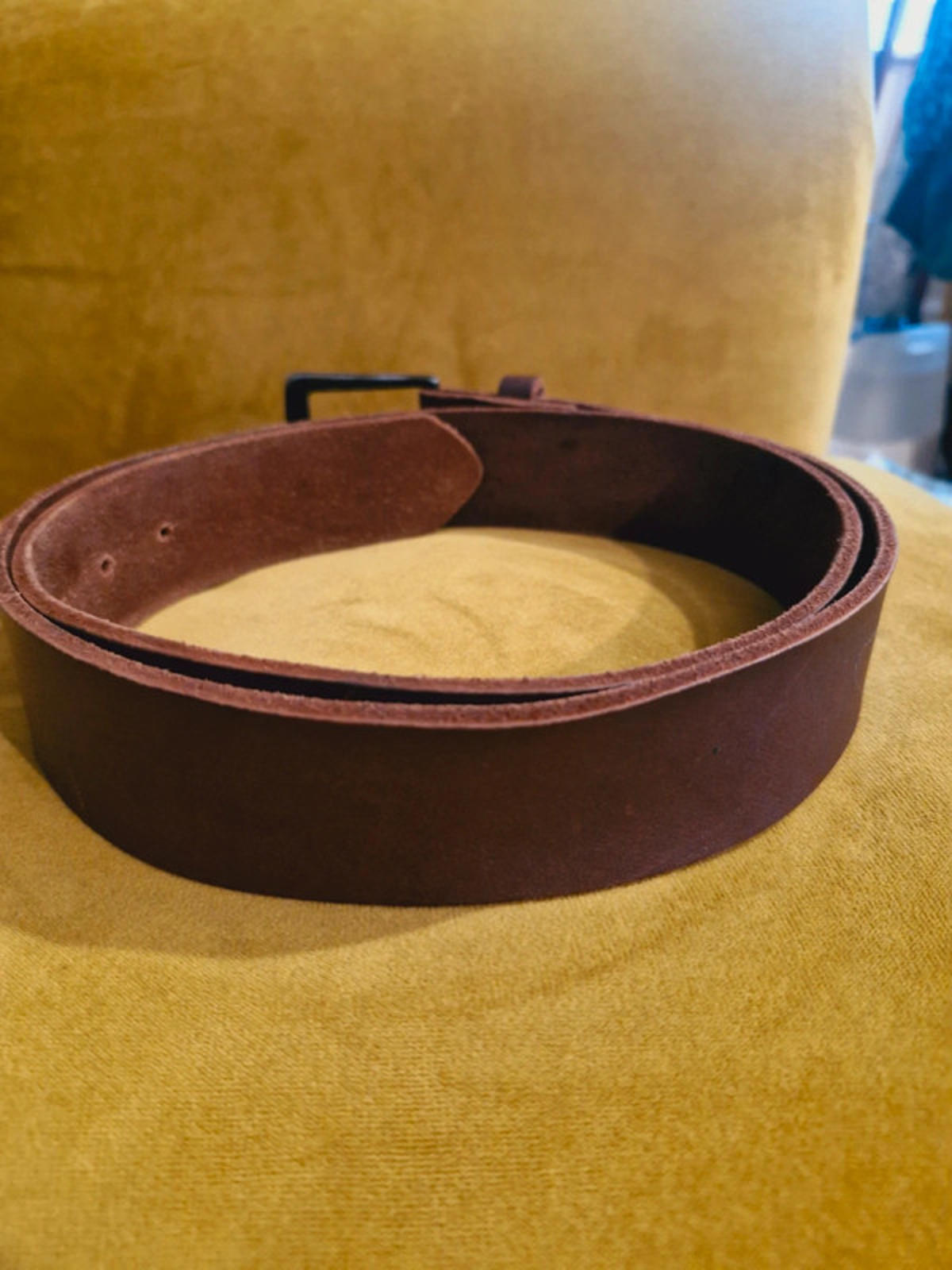 Mens Leather Western Belt