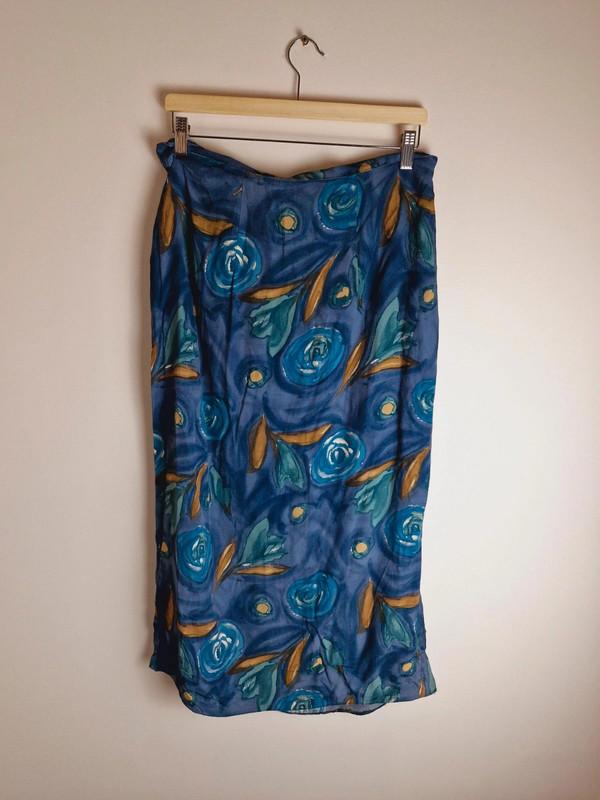 90s Midi Slip Skirt XL