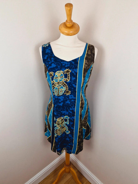 90s Boho Dress S