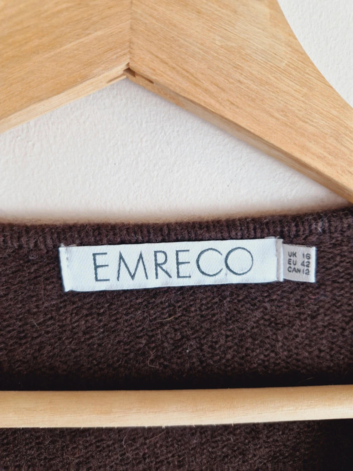 Womens Vintage y2k Lambswool Blend y2k Jumper Sweater Top Boho L