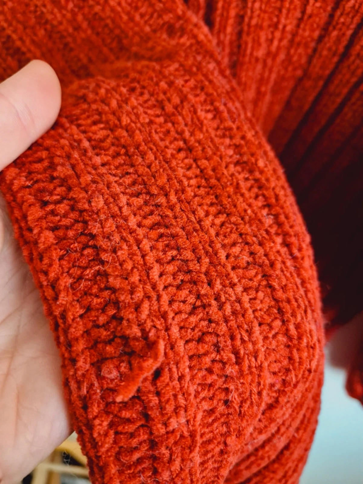 Womens Vintage Chunky Knit Knitted Long Jumper Sweater XL UK18 UK20