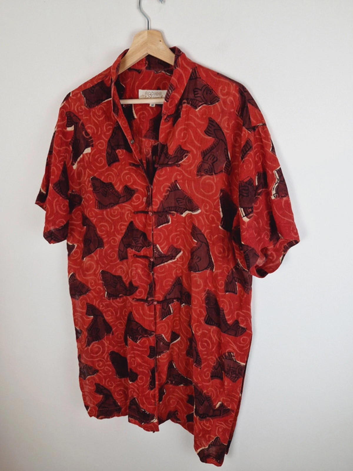 Anokhi Block Print Cotton Shirt S UK10