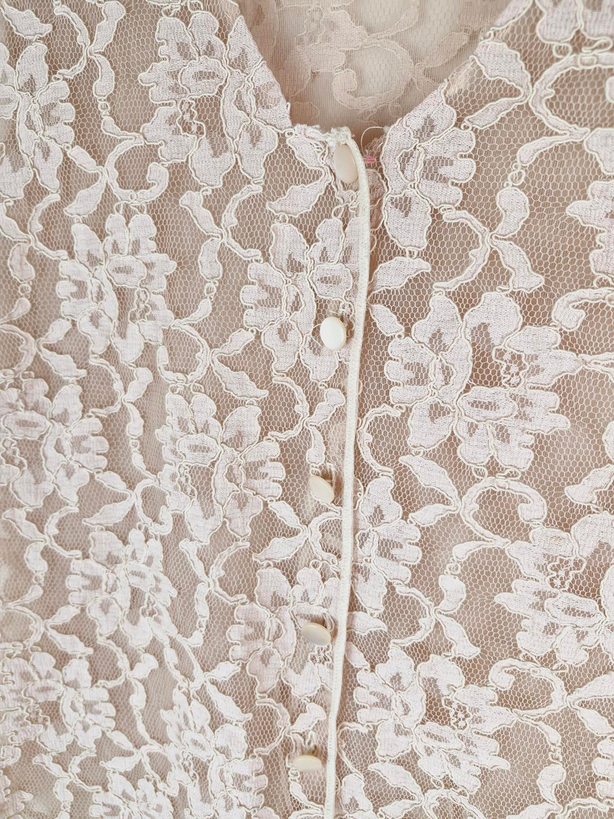 1970s Lace Waistcoat M