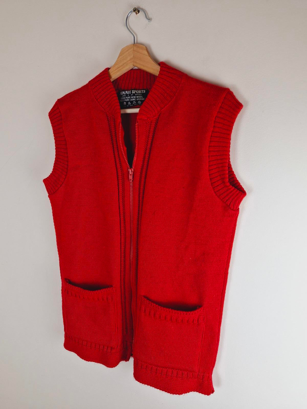 Mens Knitted Waistcoat M