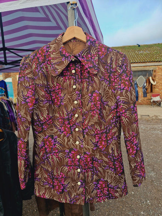 1970s Jacket Blazer S UK10