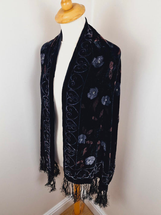Velvet Devore Shawl