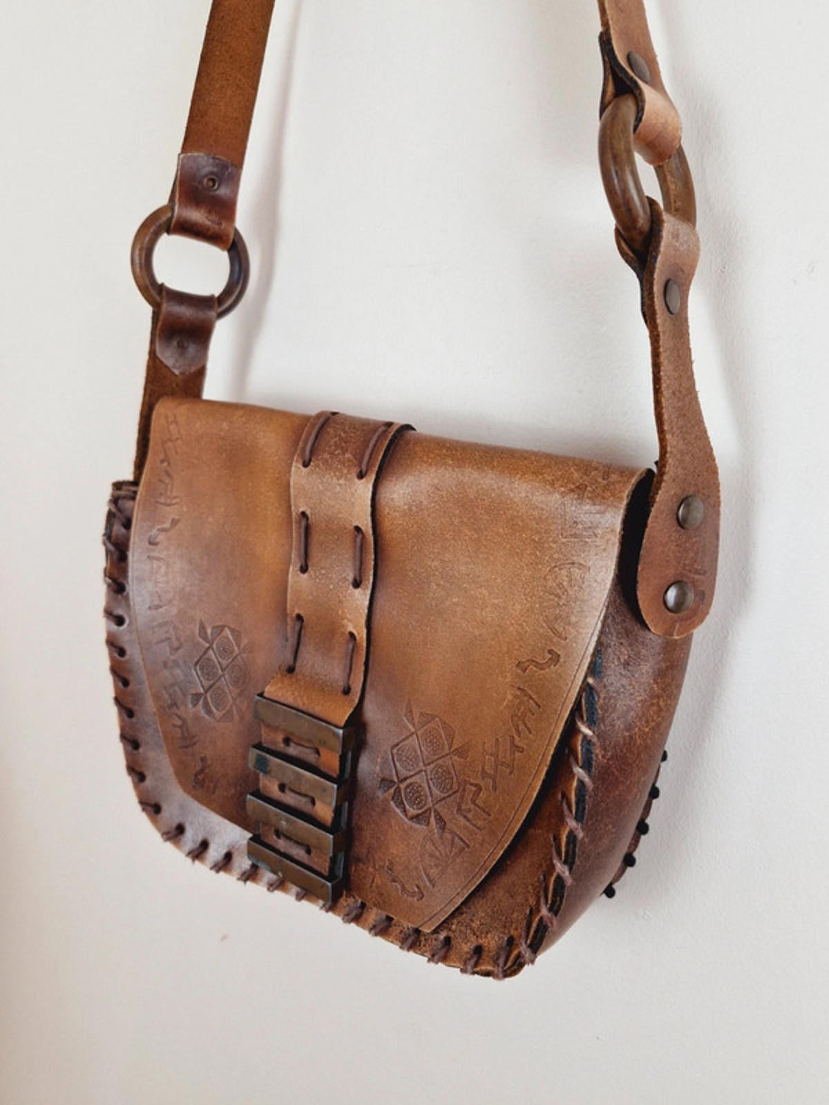 Leather Boho Handbag