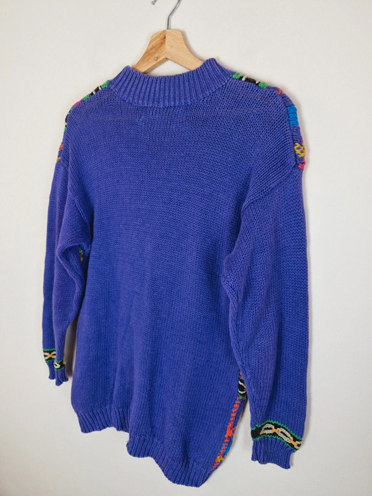 Purple Knitted Jumper S