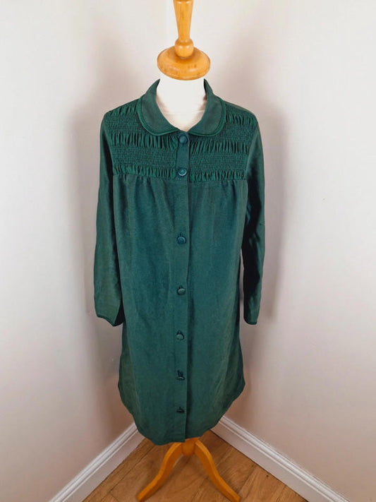 Green Long Jacket Dress M L