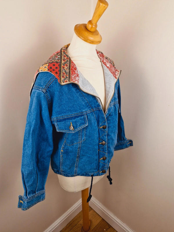 90s Denim Jacket S M