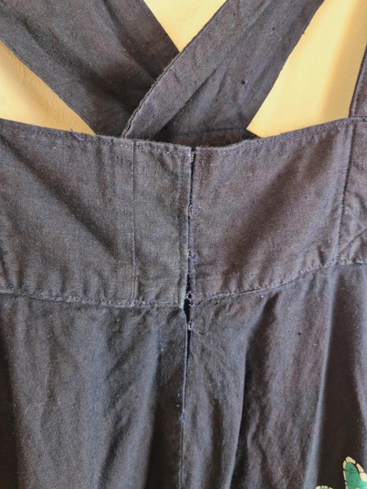 1970s Maxi Elephant Dress XXS
