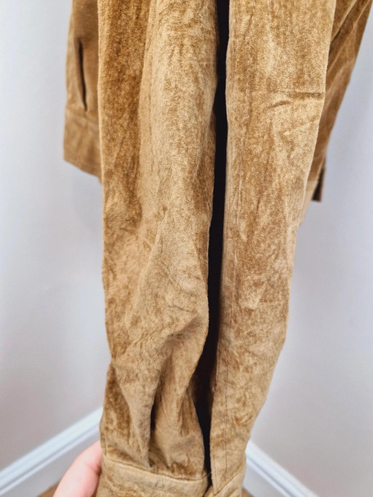 Mens 1970s Suede Jacket L