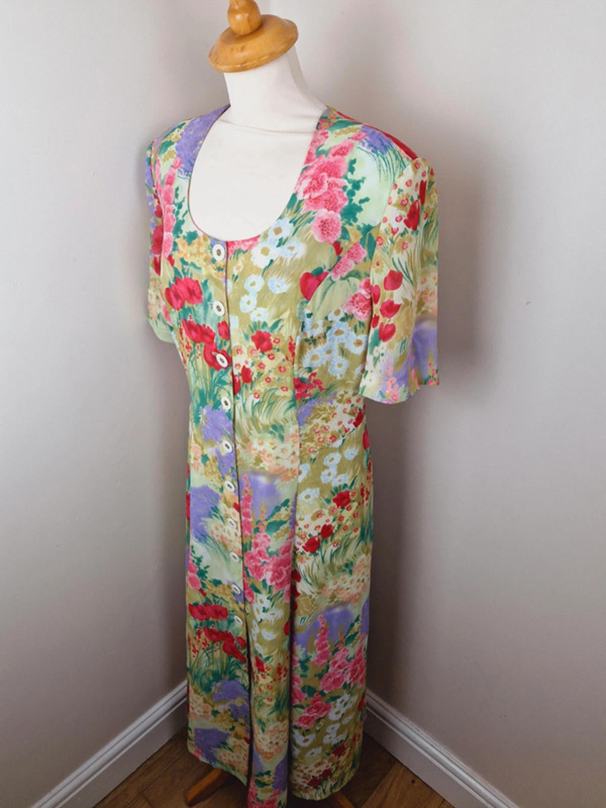 Midi Floral Dress XL UK18