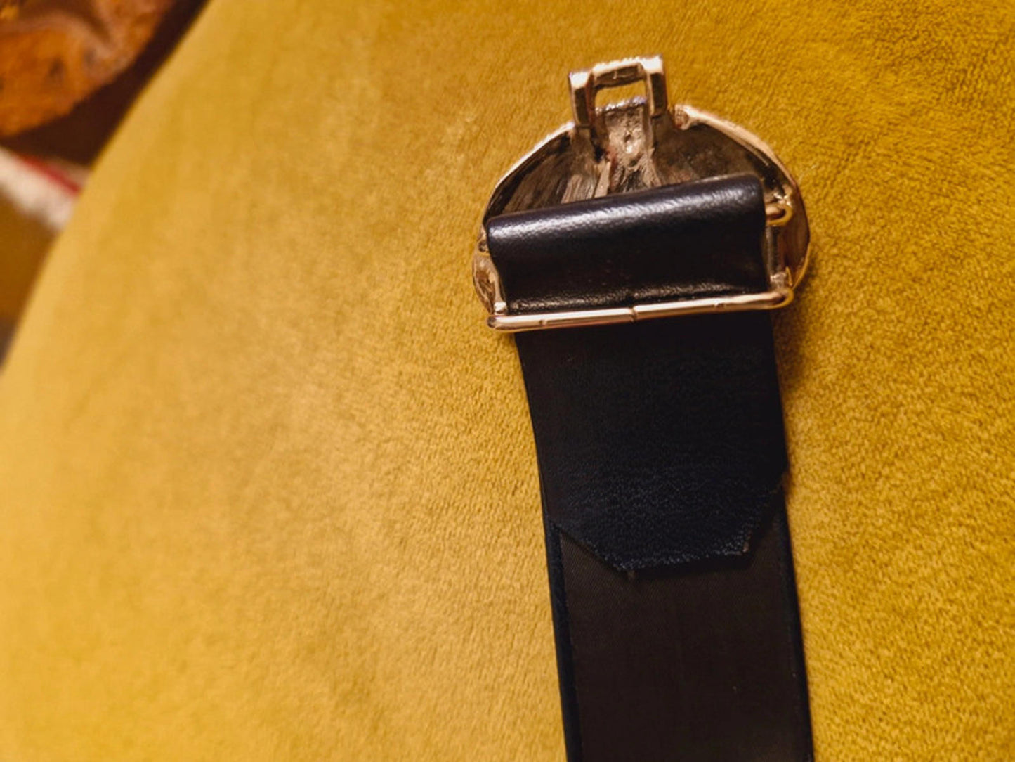 Womens Vintage Shell Mussel Silver Buckle Belt