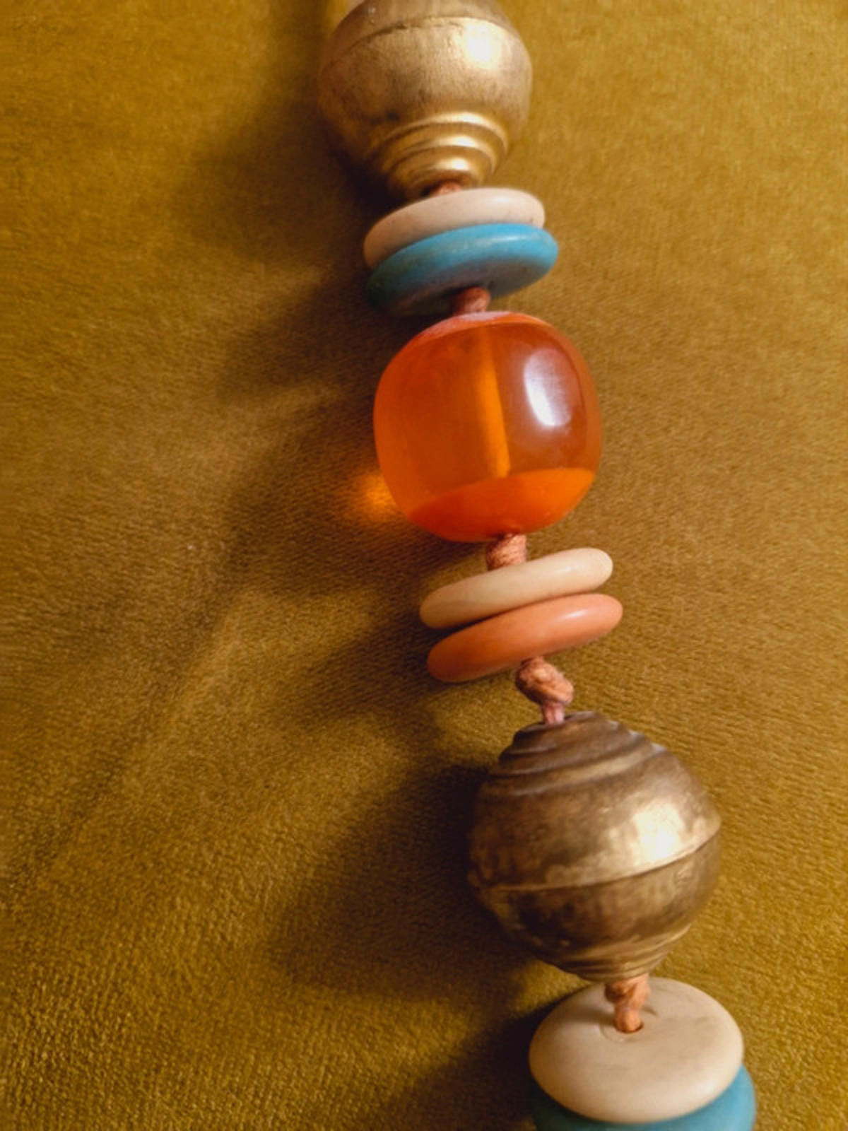 Womens Vintage Boho Long Necklace Chunky Bead Beaded Jewellery