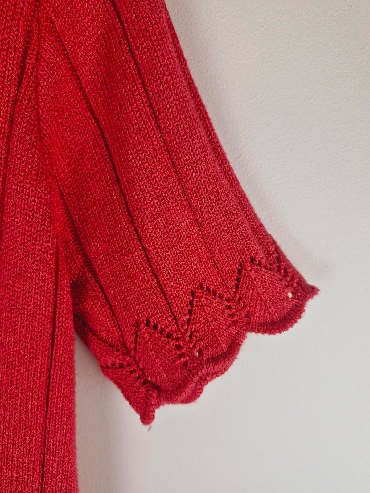 1970s Knitted Top M