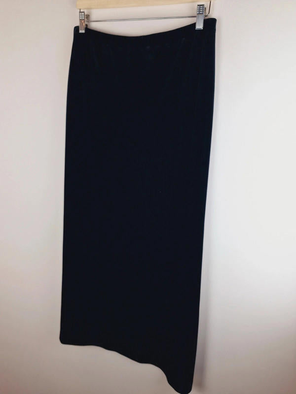 90s Velvet Slip Skirt UK16 XL