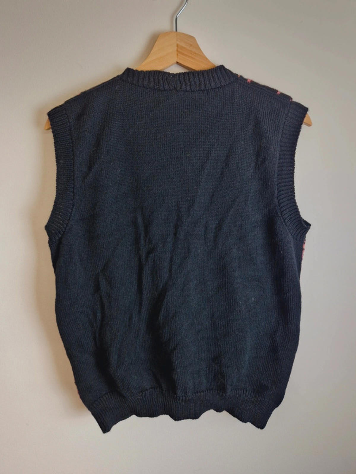 Knitted Heart Waistcoat UK12 M