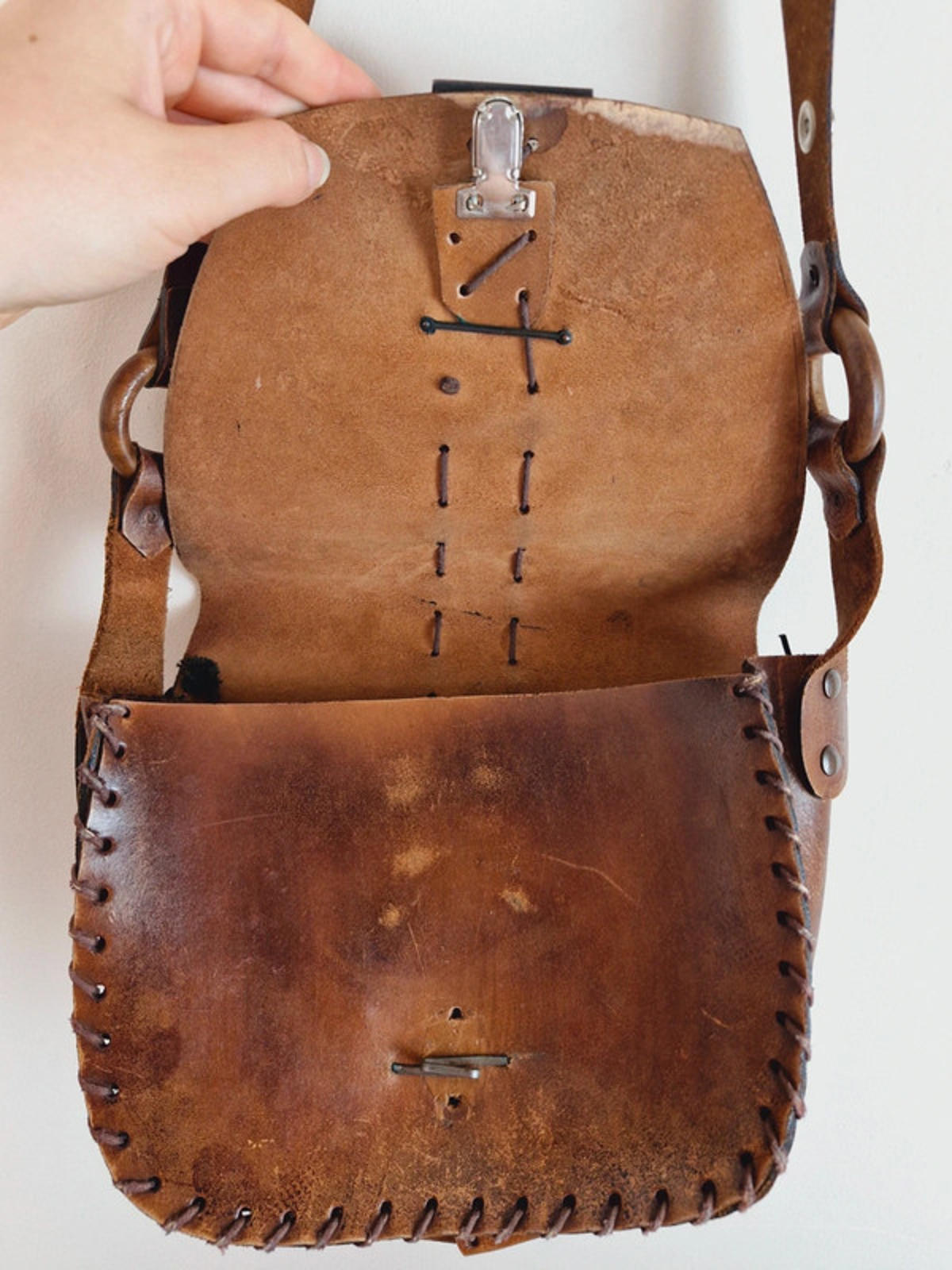 Leather Boho Handbag