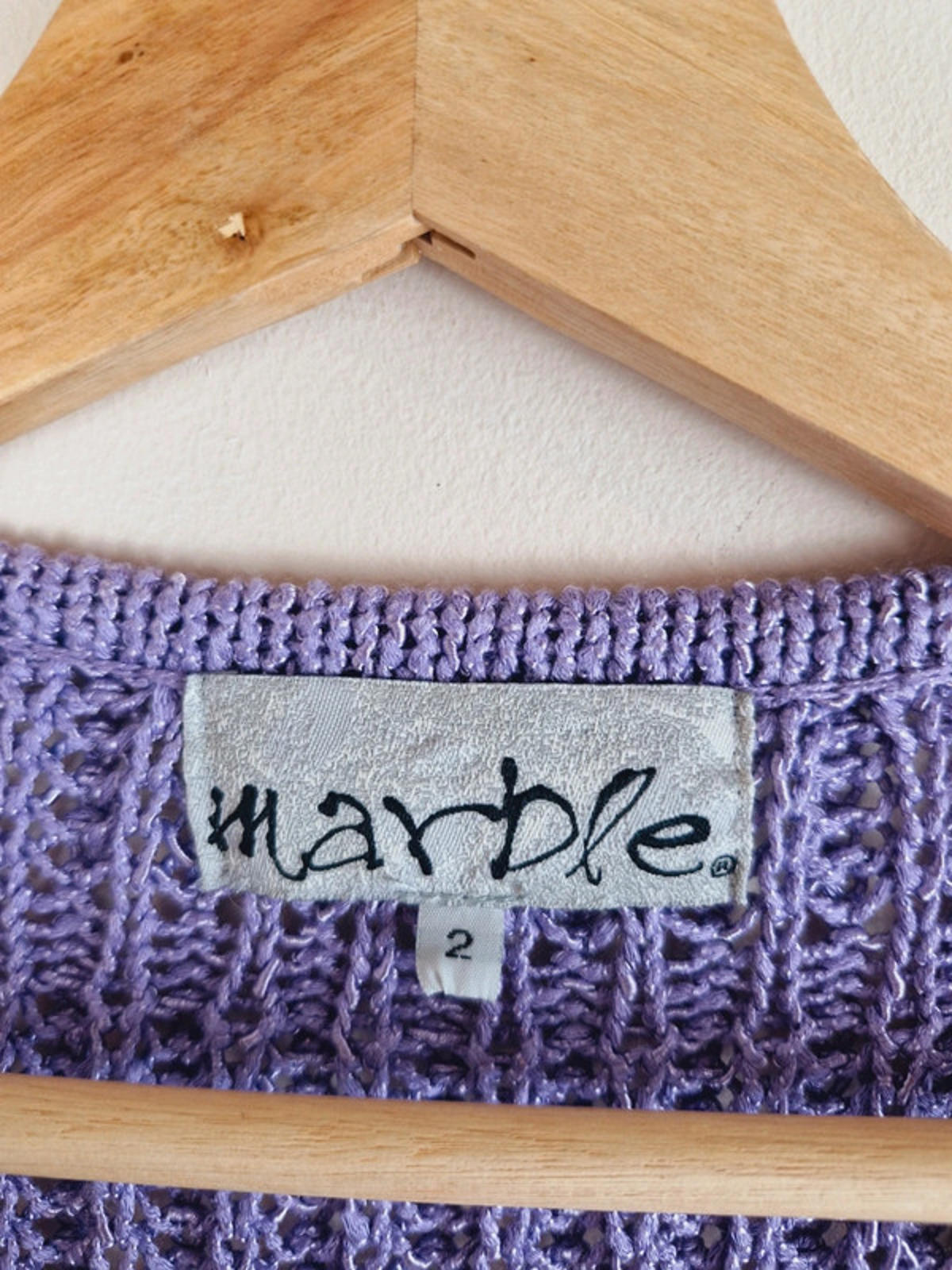 y2k Purple Tye Front Cardigan L