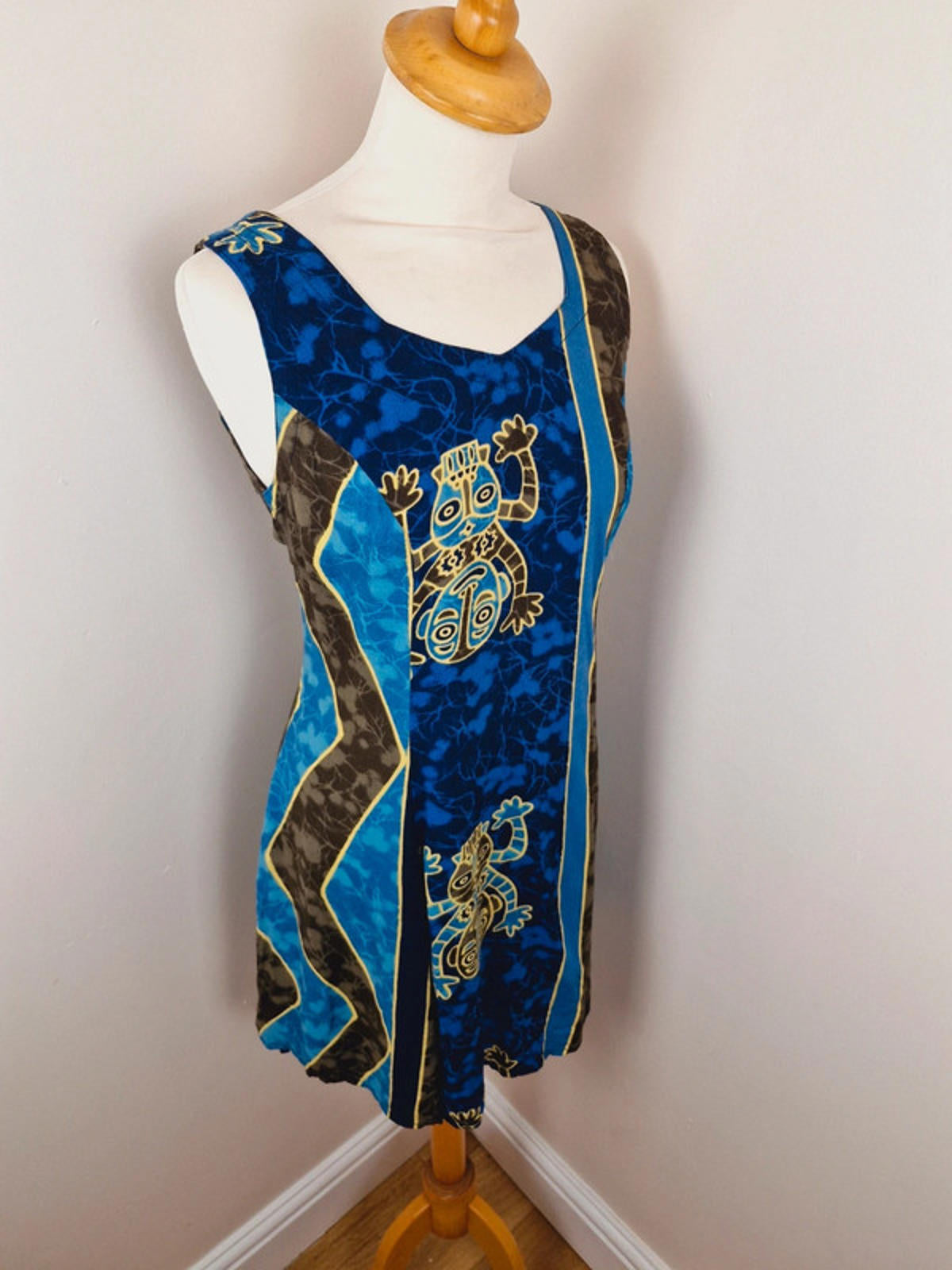 90s Boho Dress S