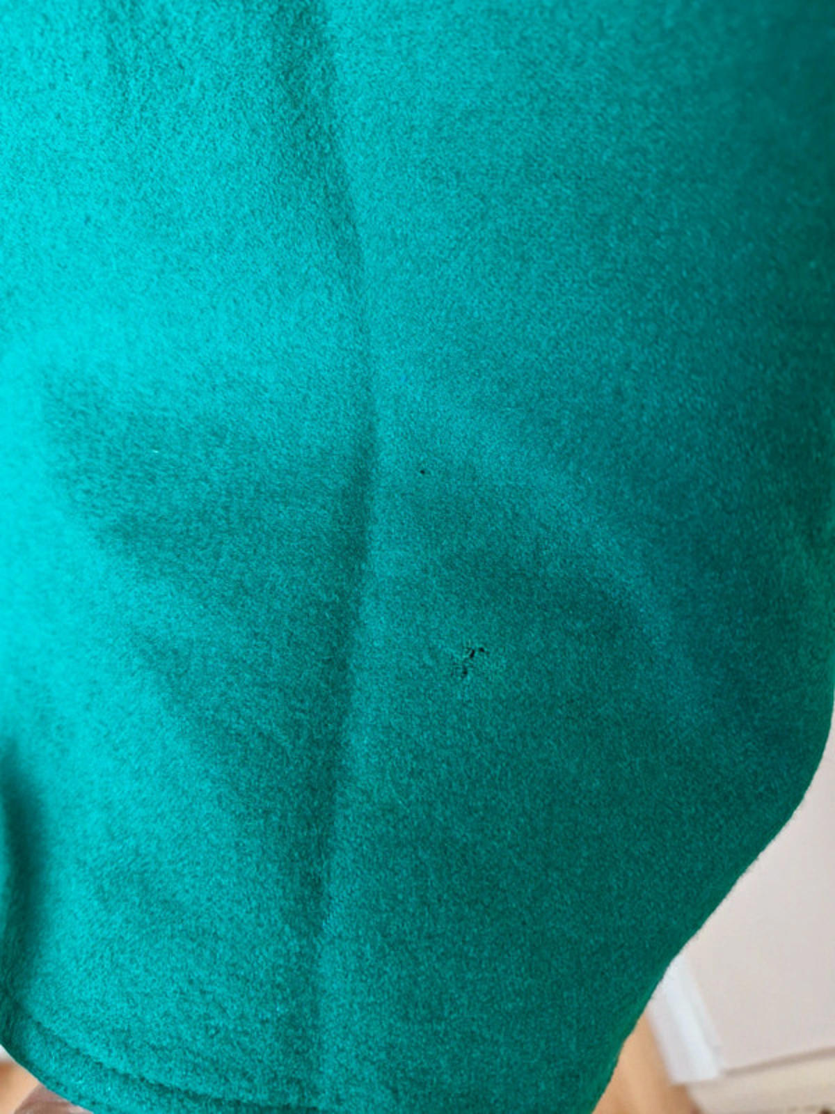Womens Vintage Italian Green Wool Blend Jacket Coat Blazer UK20