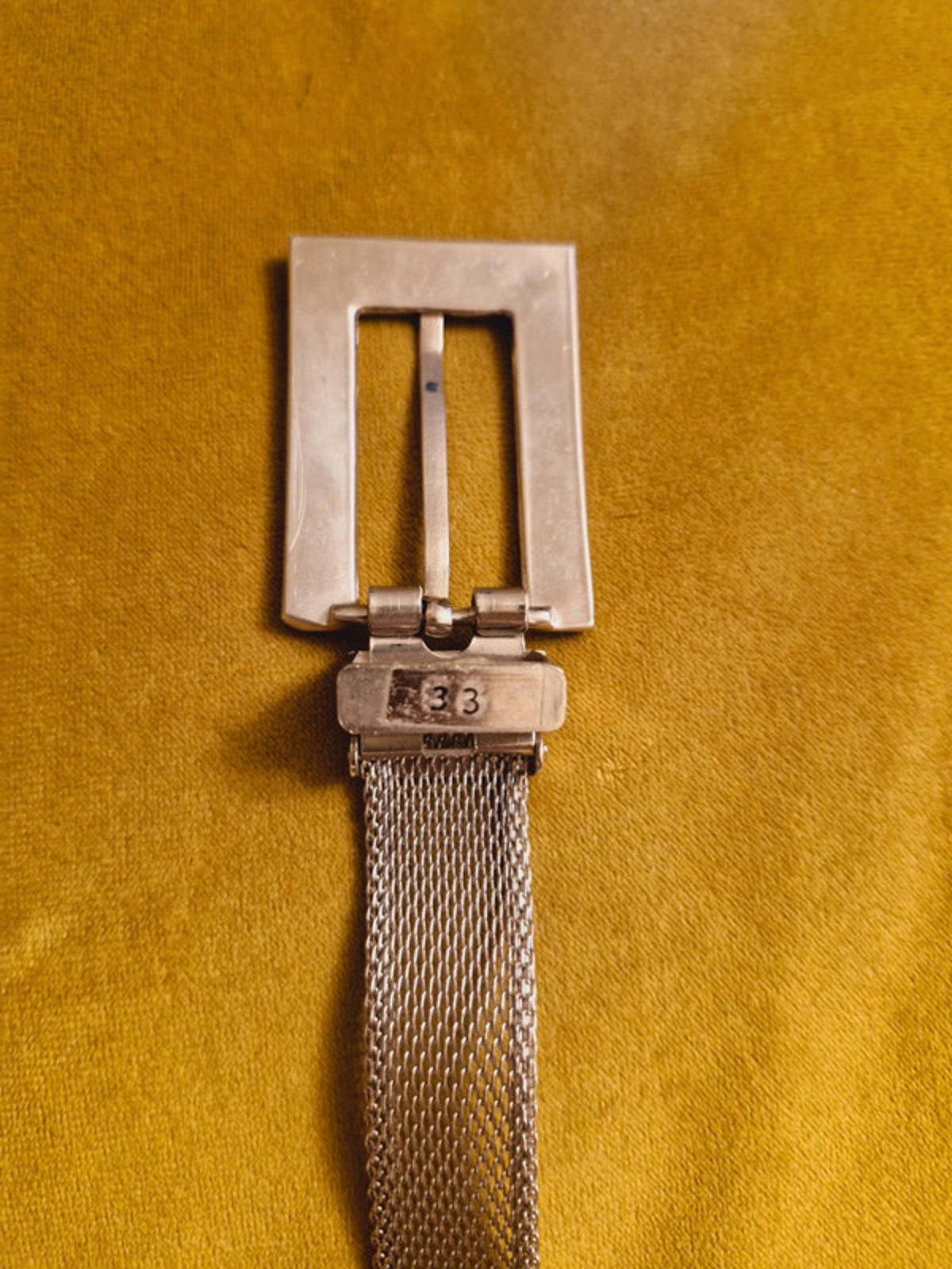 Y2K Silver Slinky Belt