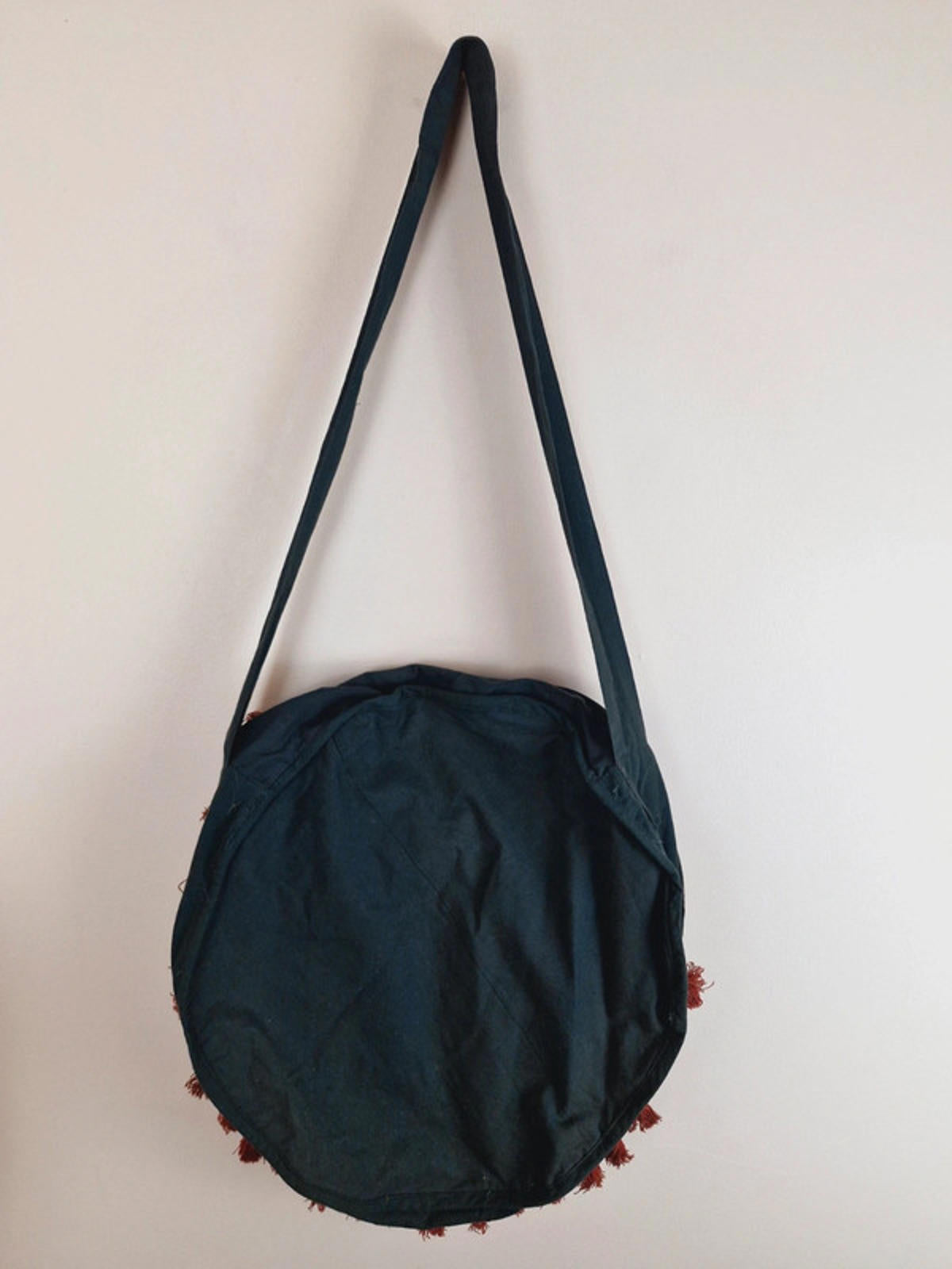 Womens Vintage Boho Indian Mirror Tassel Embroidered Hippy Shoulder Bag Handbag