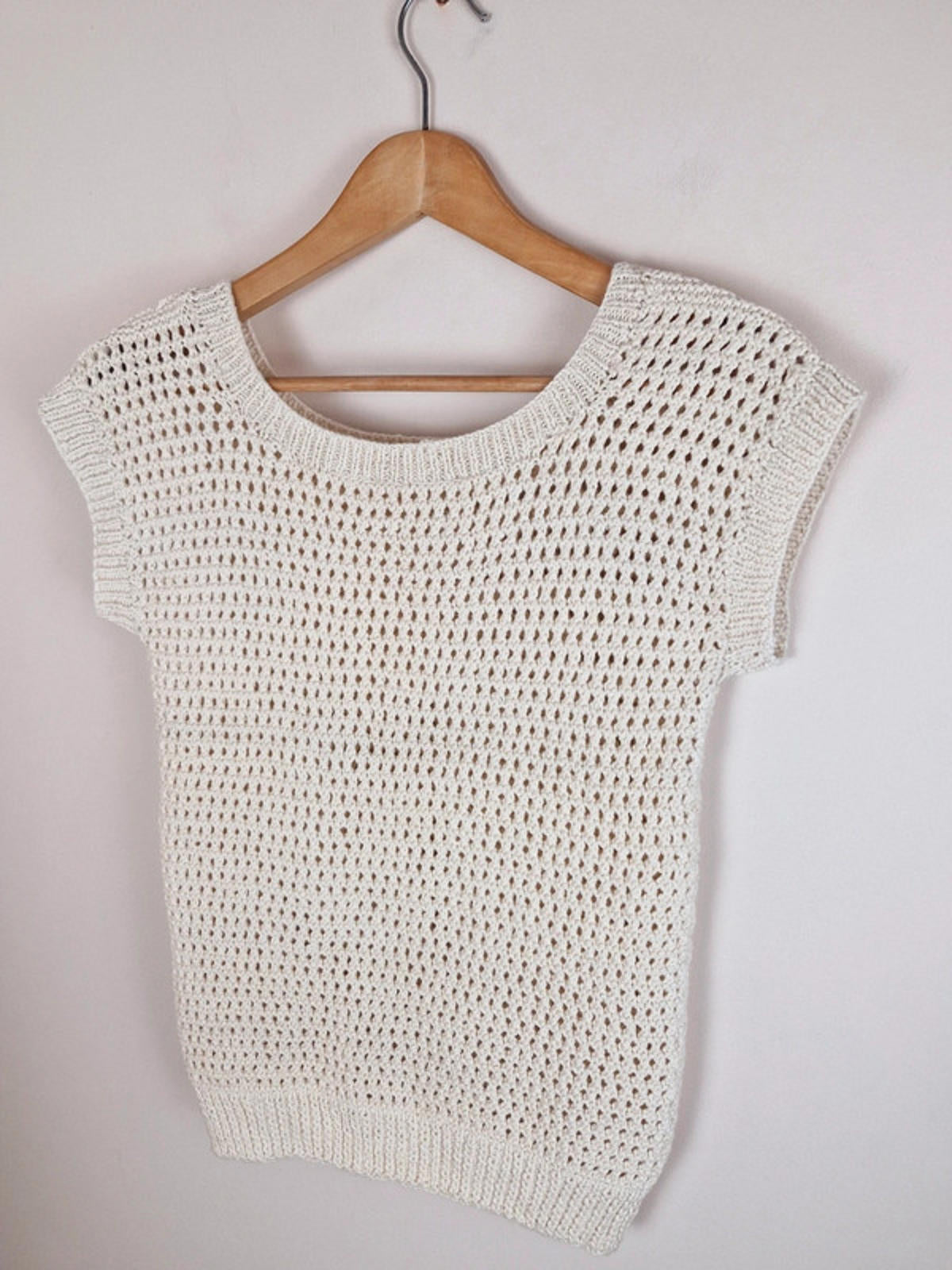 1970s Handknitted Jumper Top S