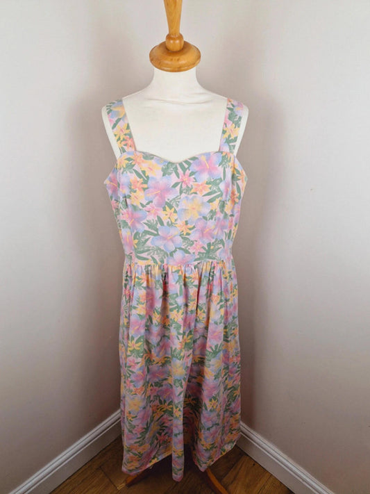 Midi Summer Dress M L