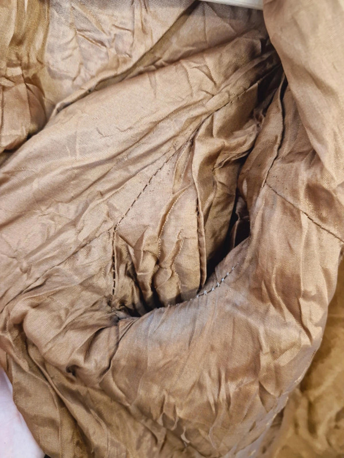 Womens Vintage 1970s 70s Tan Suede Leather Italian Jacket Blazer Coat S