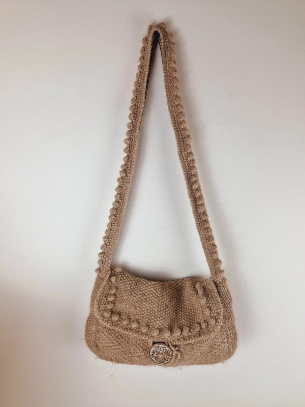 Handknitted Mohair Blend Bag