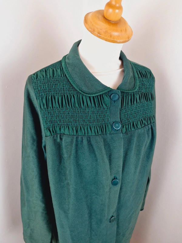 Green Long Jacket Dress M L
