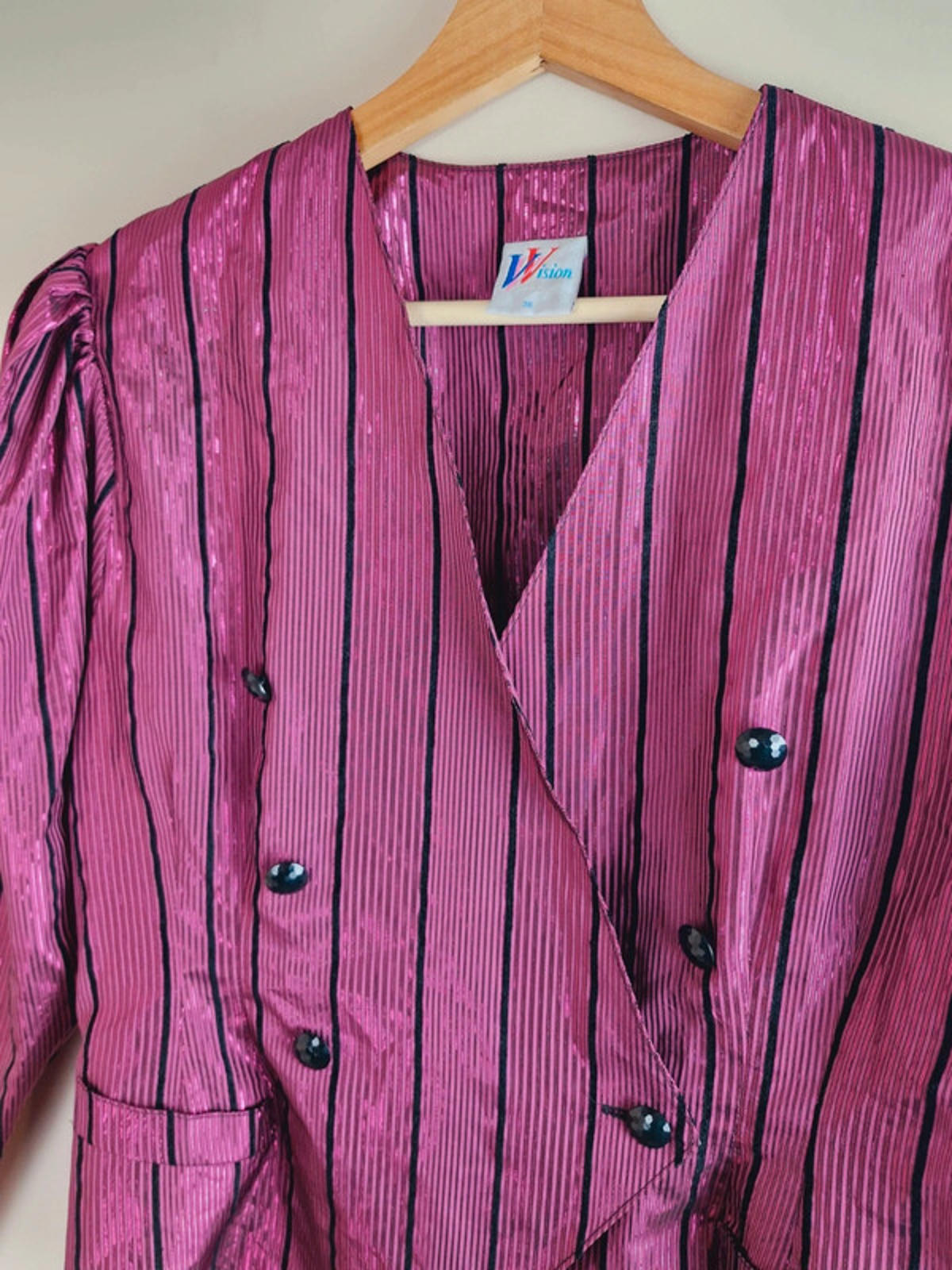 Pink Metallic Jacket UK8 S