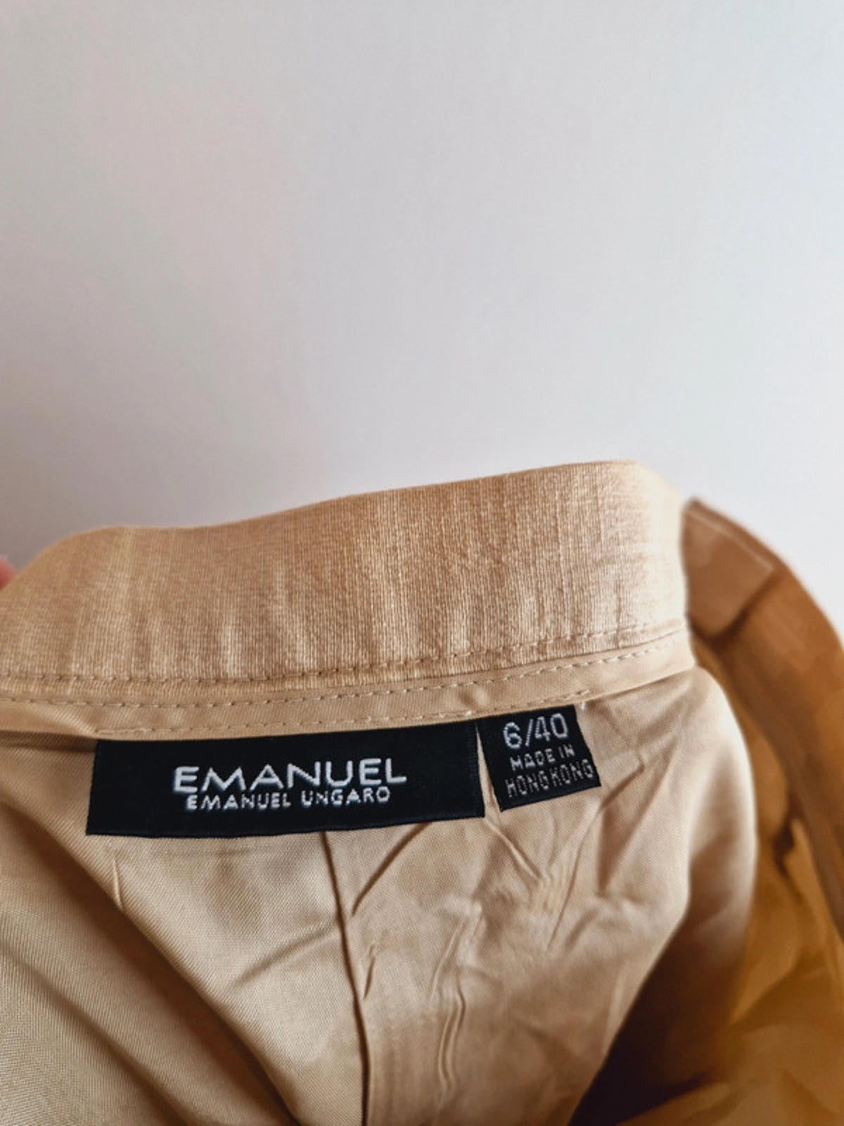 Gold High Waisted Trousers S