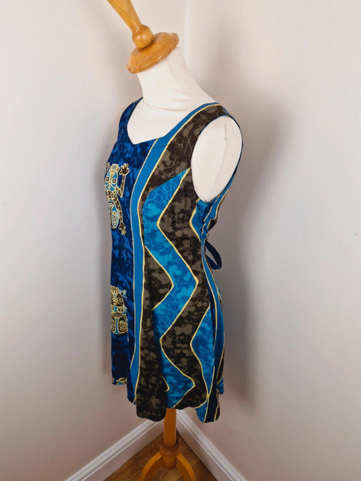 90s Boho Dress S