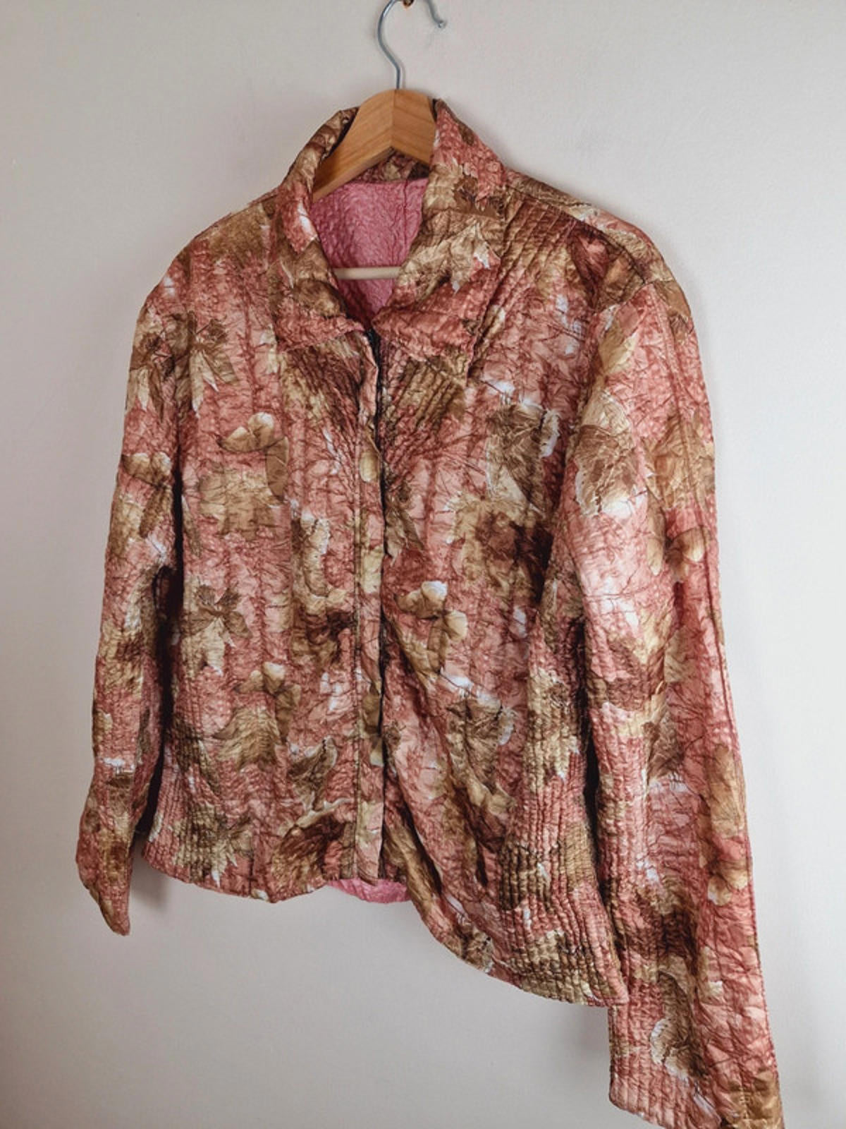 Reversible Quilted Bomber Jacker UK14 M L