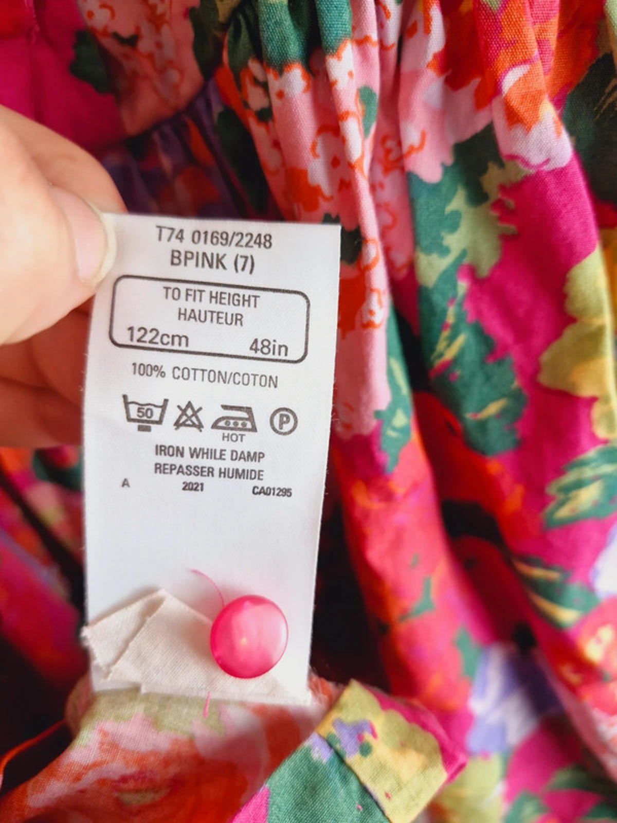 Girls Cotton Dress Age 7
