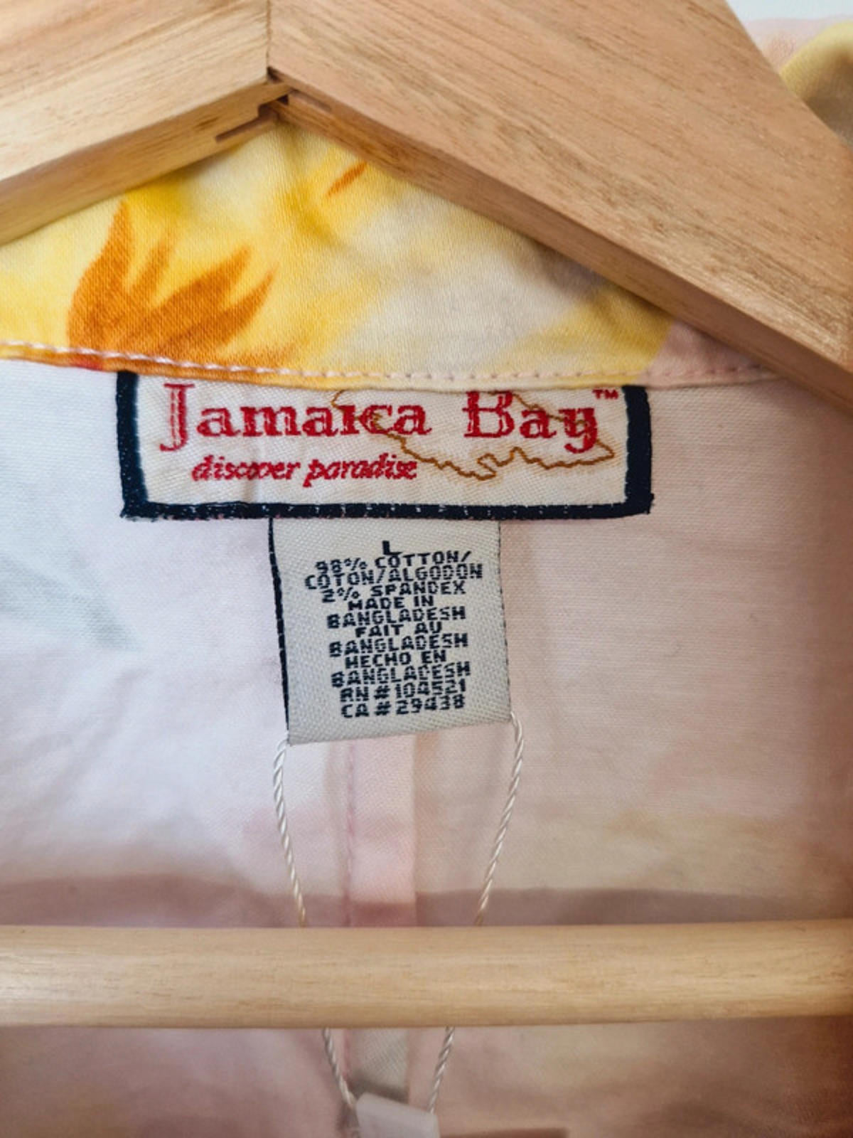 Womens Vintage Cotton Hawaiian Jacket Blazer Funky Pink L