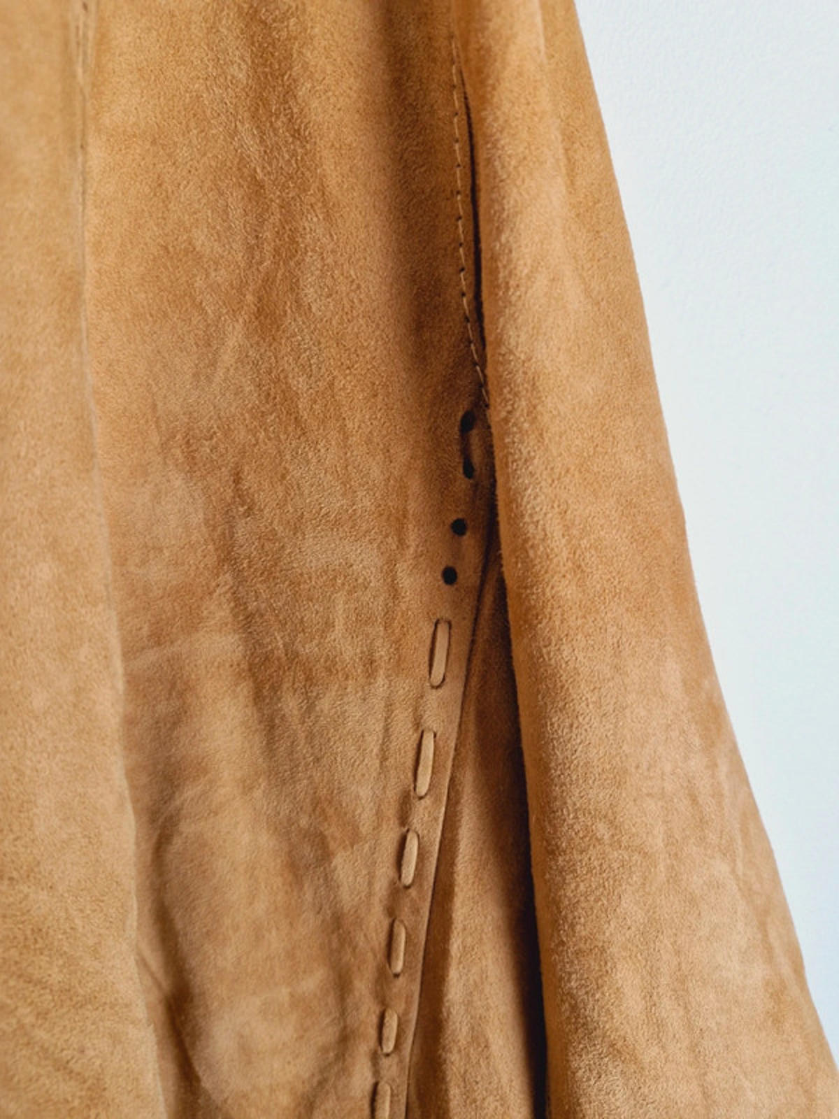 Tan Suede Jacket M L