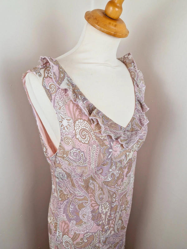 Paisley Slip Dress XL UK18