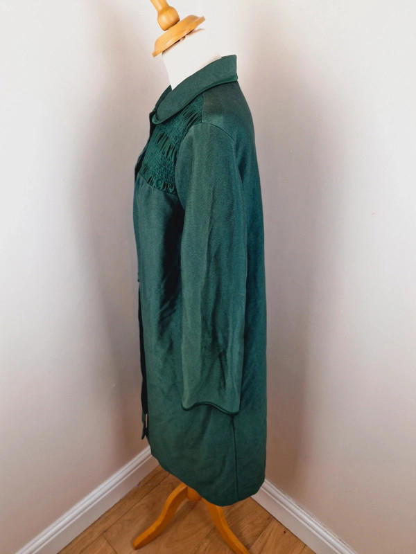 Green Long Jacket Dress M L