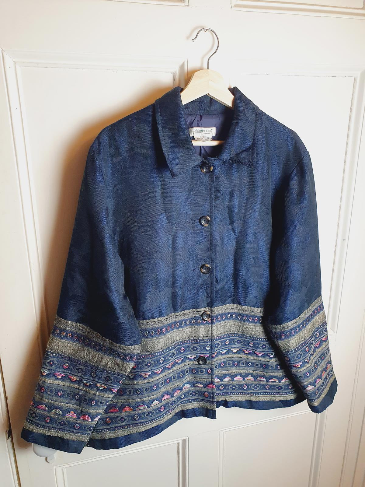Boho Navy Jacket XL