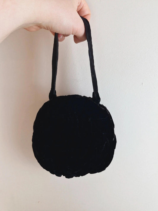 1940s Velvet Handbag