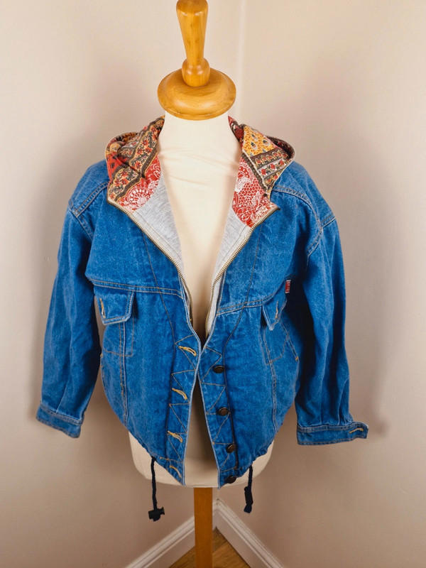 90s Denim Jacket S M