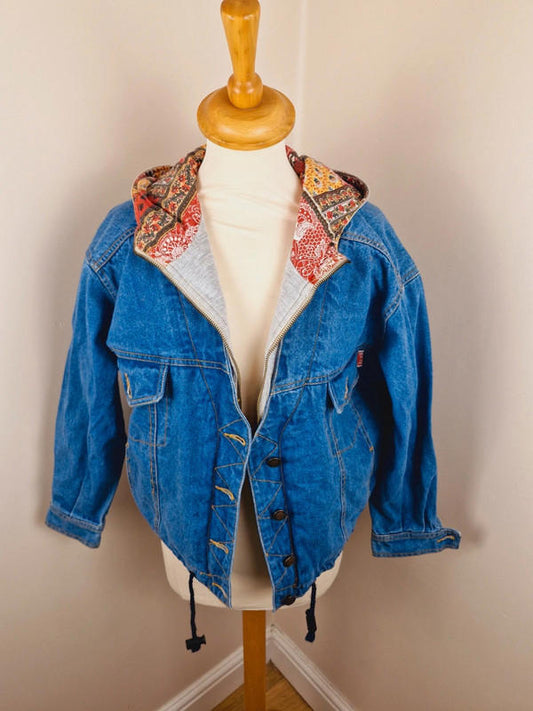 90s Denim Jacket S M