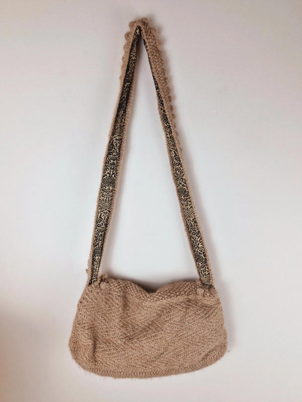 Handknitted Mohair Blend Bag