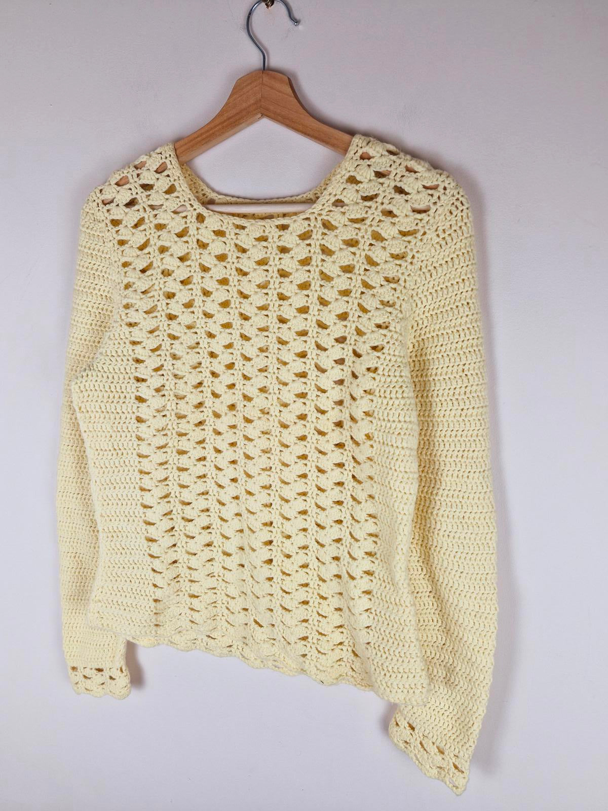 1970s Handknitted Jumper S