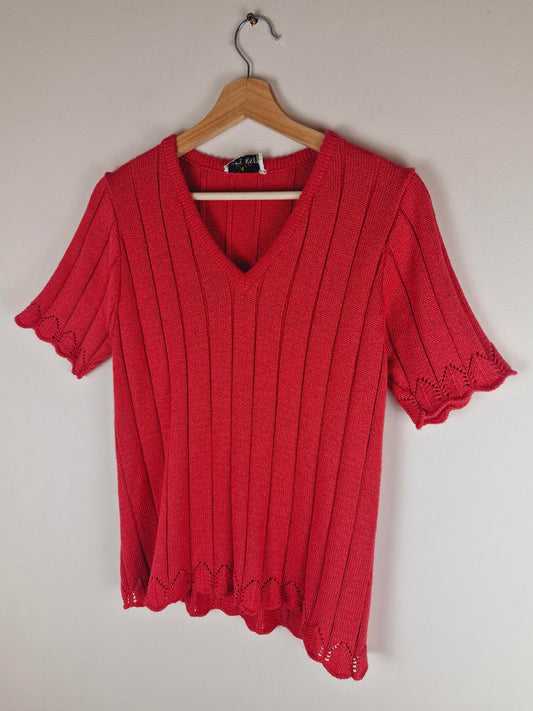 1970s Knitted Top M